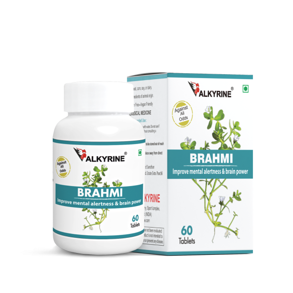 Valkyrine Brahmi Tablets - Standardized Bacopa Extract