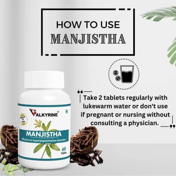 Valkyrine Manjistha Tablets - Organic
