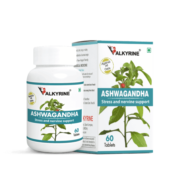 Organic Ashwagandha Tablets bottle - Stress & Anxiety Relief Supplement
