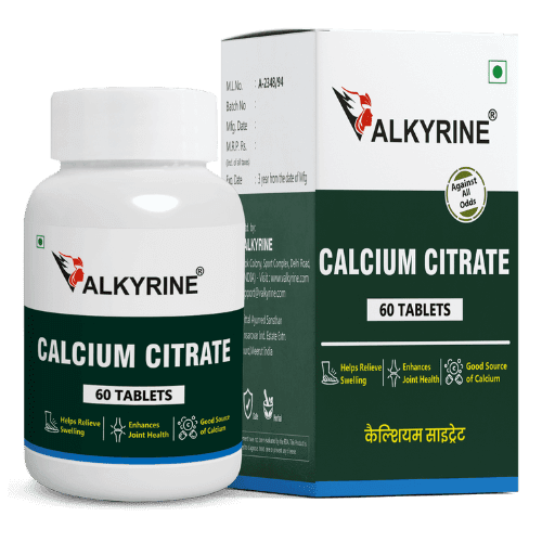 Calcium Citrate with D3 & K2 | Highly Absorbable Bone Support