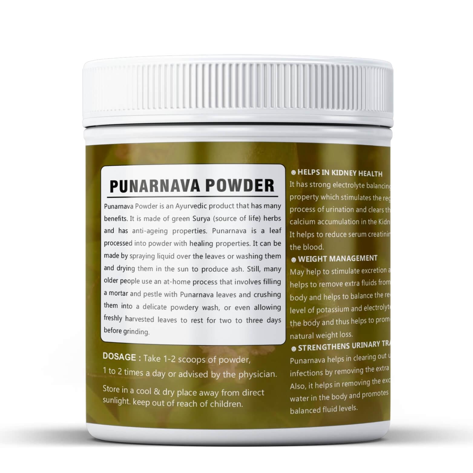 Punarnava Plant Roots - Traditional Detox Herb
